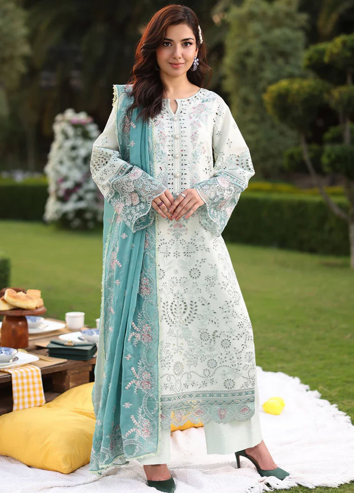 Imrozia Premium Pret Embroidered Lawn 3 Piece Suit SL-88 Hiba