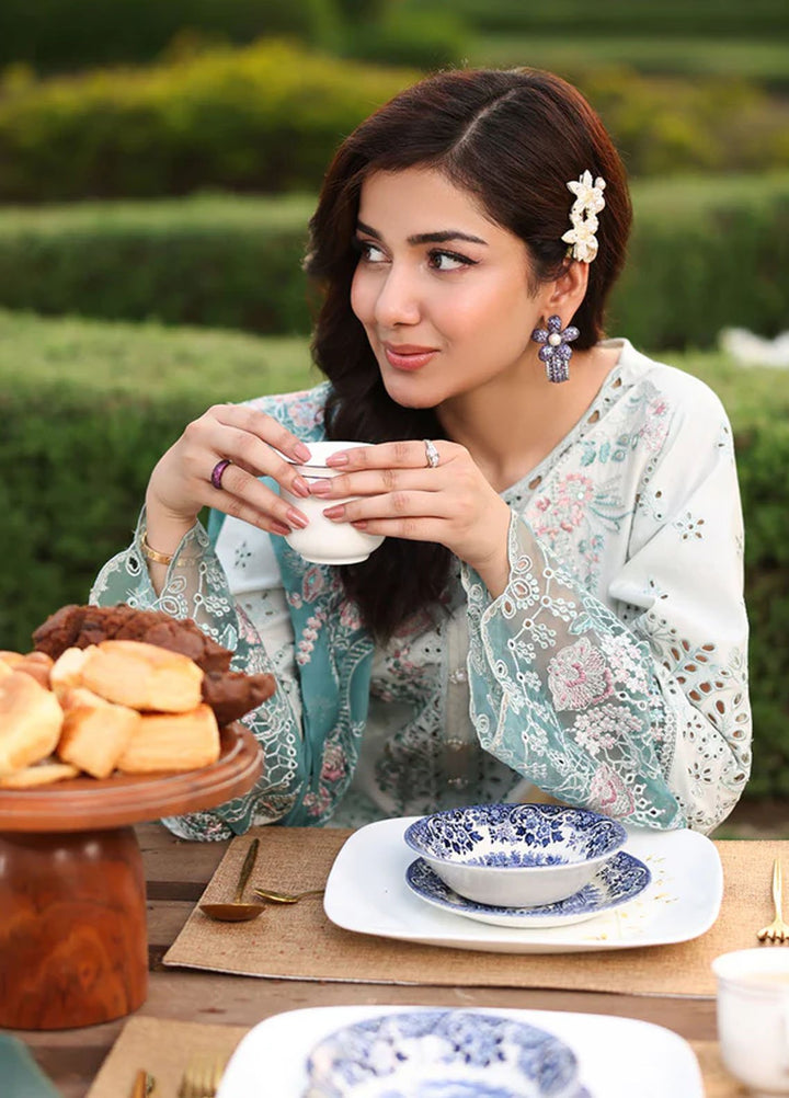 Imrozia Premium Pret Embroidered Lawn 3 Piece Suit SL-88 Hiba