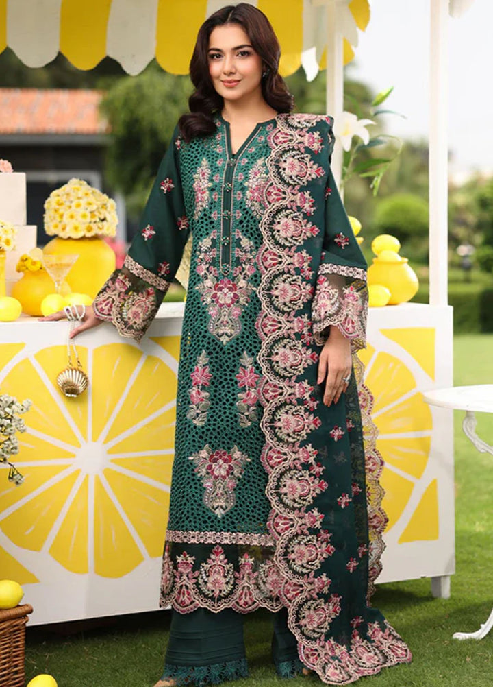Imrozia Premium Pret Embroidered Lawn 3 Piece Suit SL-89 Amal
