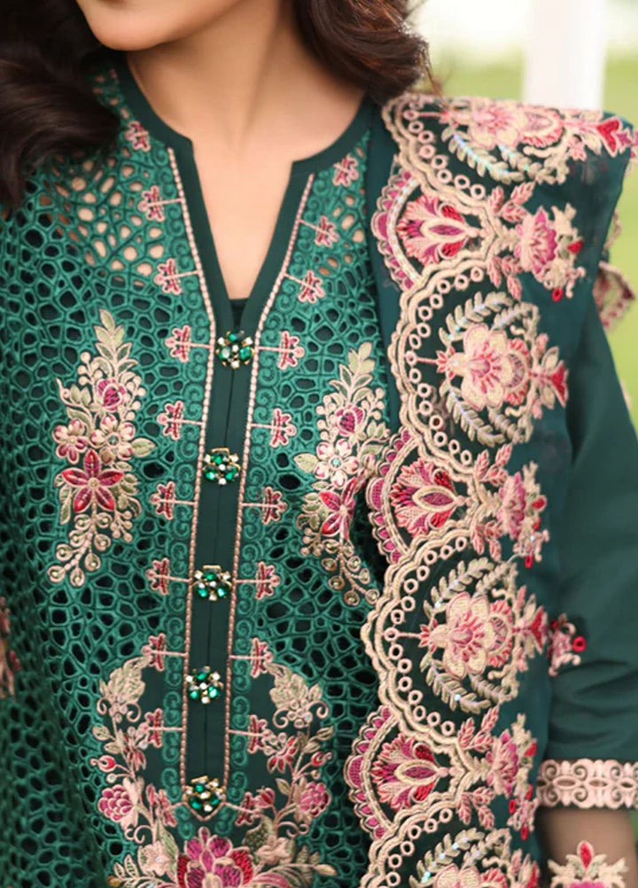 Imrozia Premium Pret Embroidered Lawn 3 Piece Suit SL-89 Amal