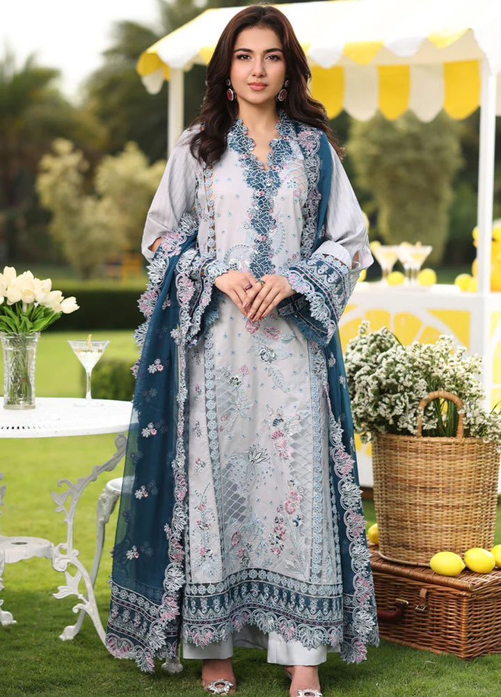 Imrozia Premium Pret Embroidered Lawn 3 Piece Suit SL-96 Munira