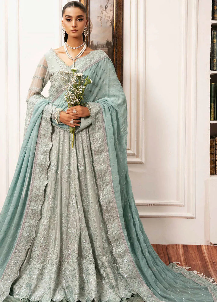 Inayat By Ajr Embroidered Chiffon Suit Unstitched 3 Piece AJR24IWD-04 Exquisite Rose - Formal Collection