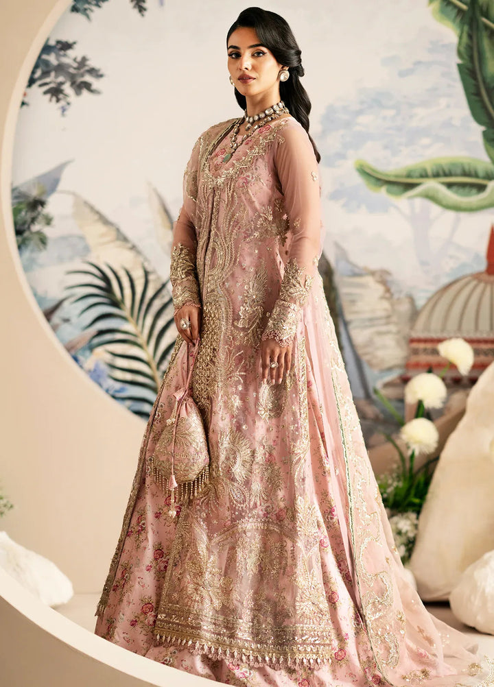 Inayat By AJR Embroidered Net Suit Unstitched 3 Piece AJR24I AFF-0 1 Begonia - Luxury Collection