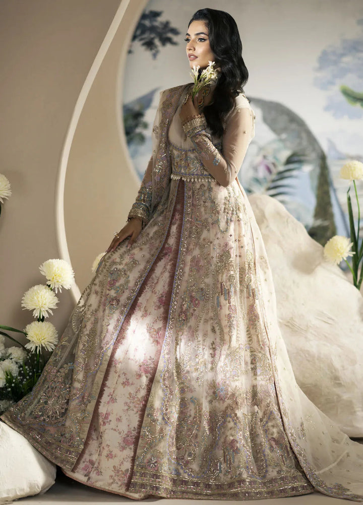 Inayat By AJR Embroidered Net Suit Unstitched 3 Piece AJR24I AFF-0 3 Amaryllis - Luxury Collection