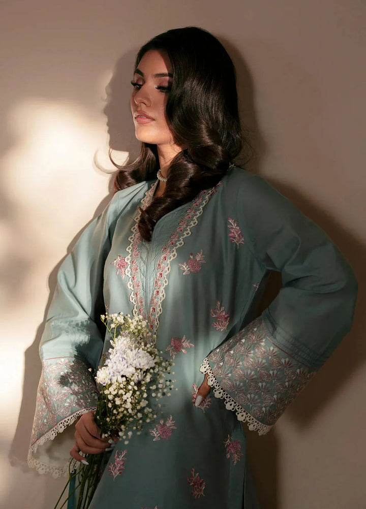 Inayat Pret Embroidered 2 Piece Suit Azure