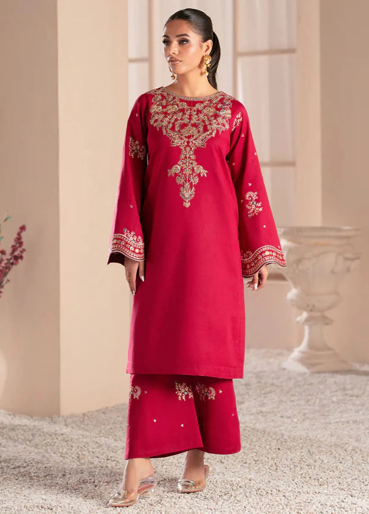 Inayat Pret Embroidered 2 Piece Suit Blush