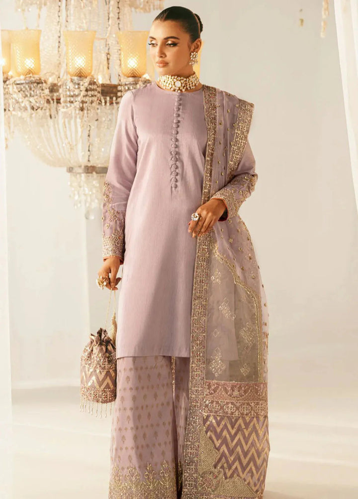 Inayat Pret Embroidered 3 Piece Suit Raha