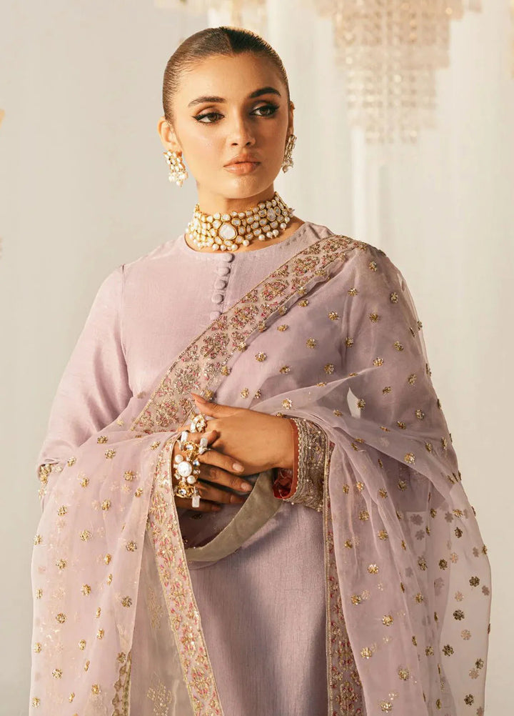 Inayat Pret Embroidered 3 Piece Suit Raha