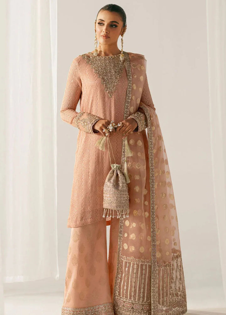 Inayat Pret Embroidered Chiffon 3 Piece Suit Mahveen
