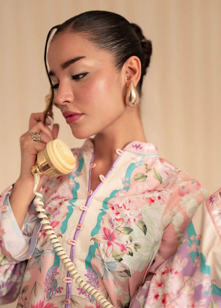 Inayat Pret Printed Silk 2 Piece Suit Meadow