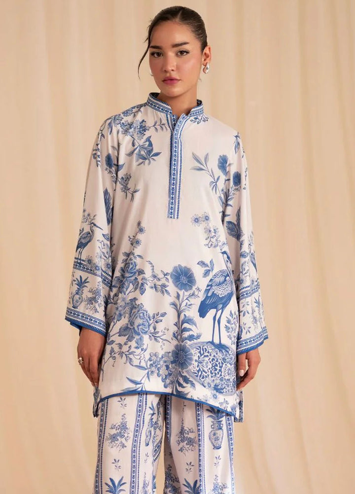 Inayat Pret Printed Silk 2 Piece Suit Oceana