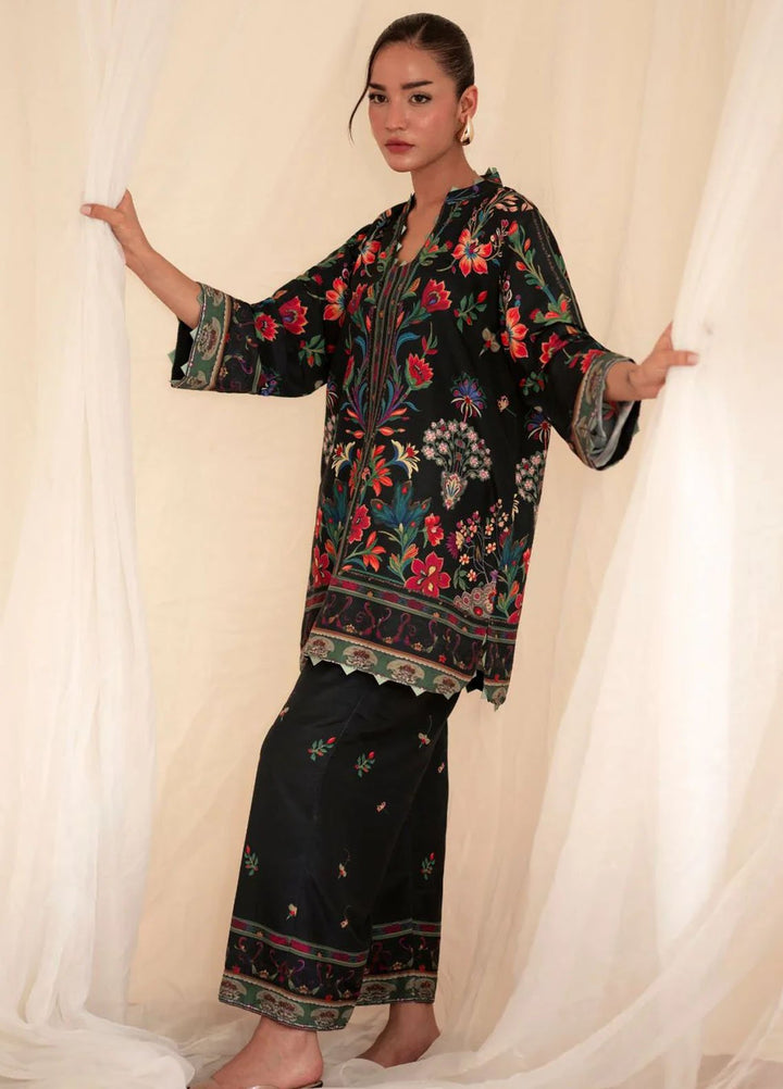 Inayat Pret Printed Silk 2 Piece Suit Willow