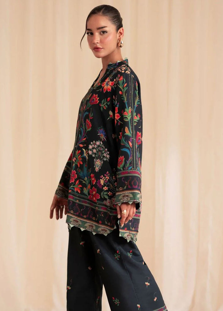 Inayat Pret Printed Silk 2 Piece Suit Willow