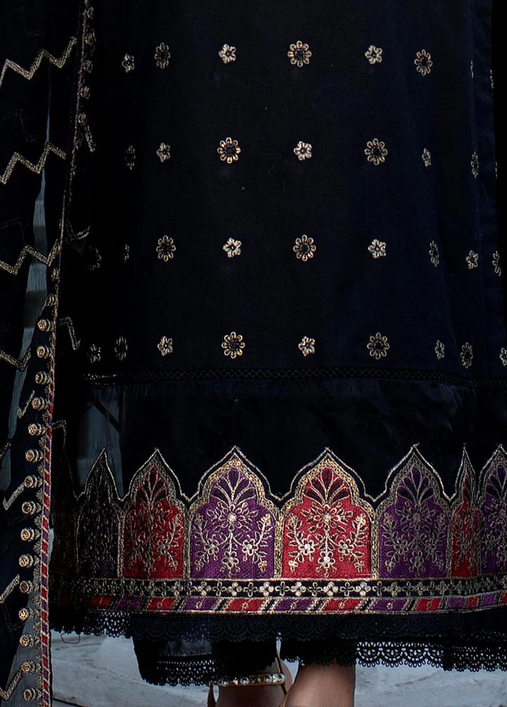 Insiya Clothing Embroidered Lawn Suits Unstitched 3 Piece INS23E 03 ASAISH - Eid Collection