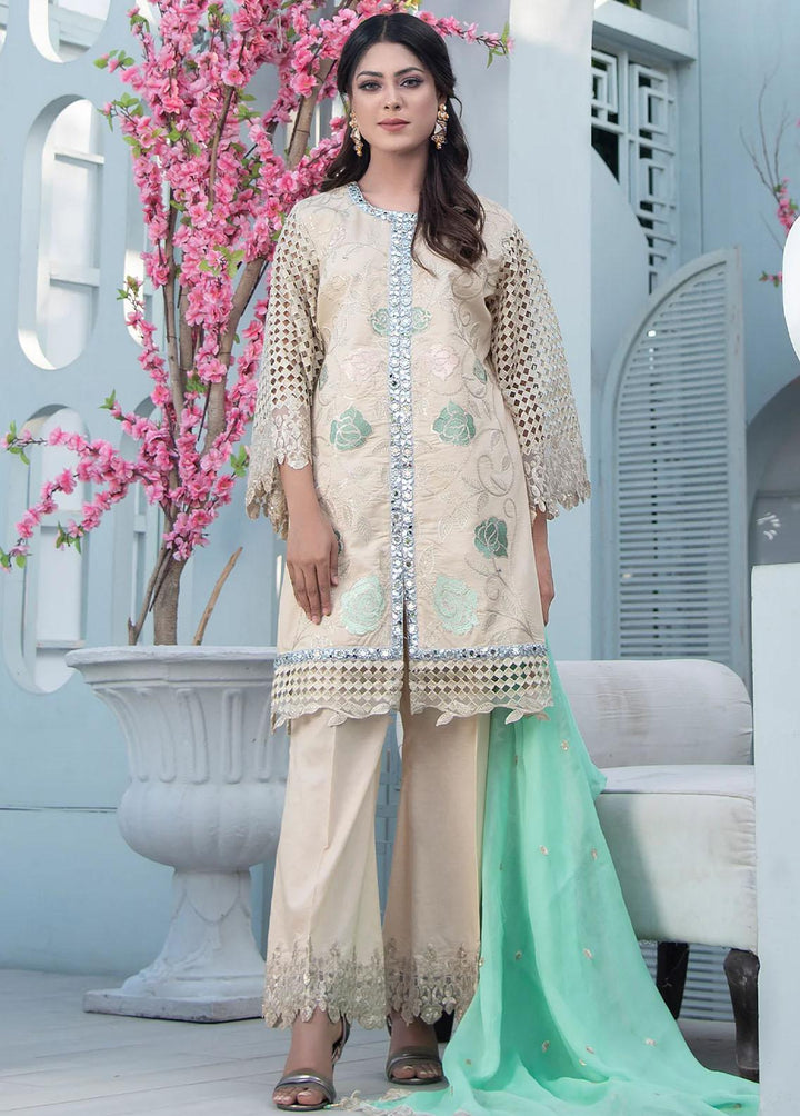 Insiya Clothing Embroidered Lawn Suits Unstitched 3 Piece INS23E 04 QARAAR - Eid Collection