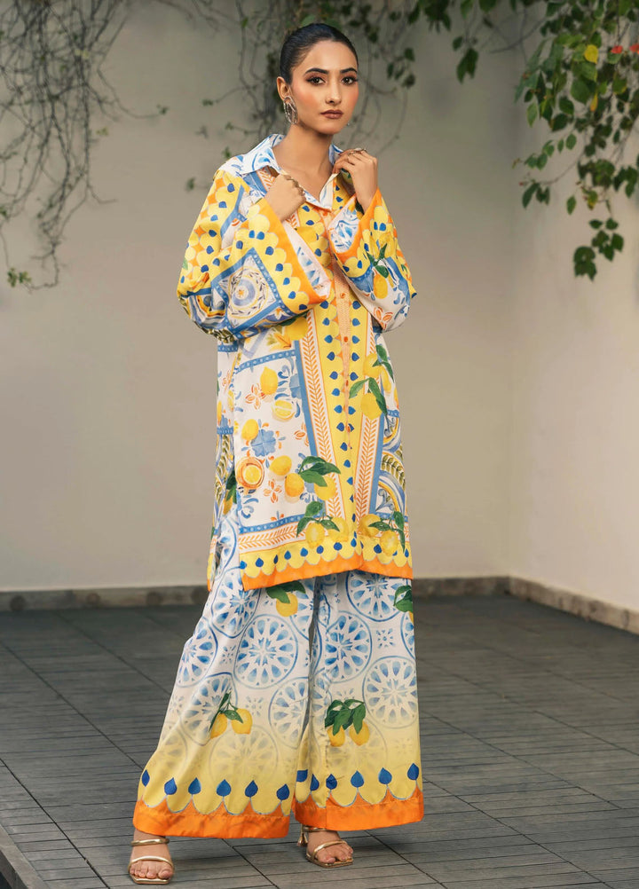 Ira by Miras Pret Printed Silk 2 Piece Suit Taria