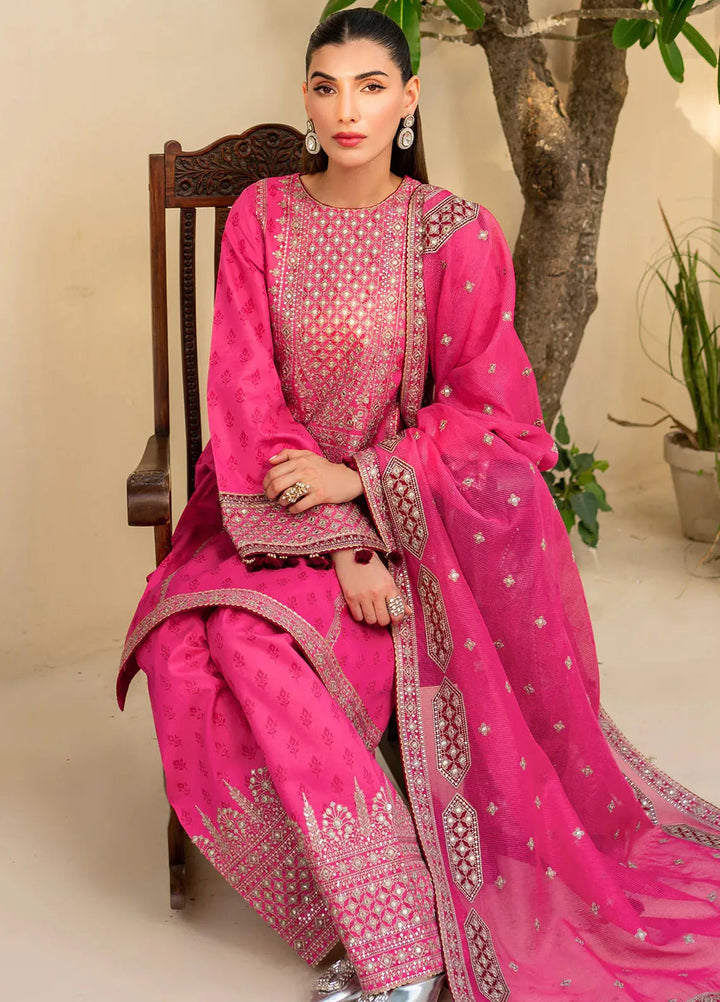 Iris By Jazmin Embroidered Lawn Suits Unstitched 3 Piece JZ24I D3 - Summer Collection