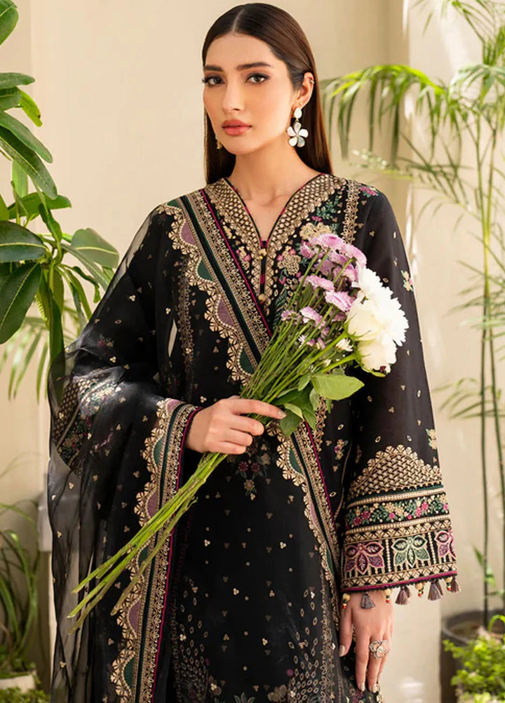 Iris By Jazmin Embroidered Lawn Suits Unstitched 3 Piece JZ24I D4 - Summer Collection