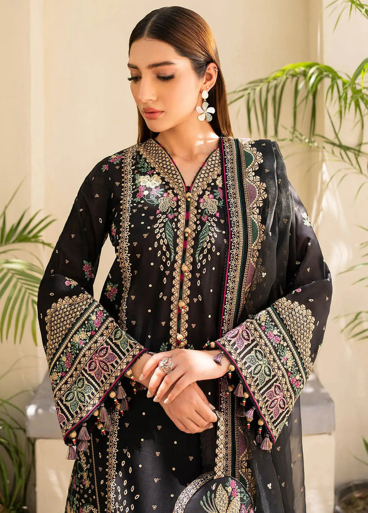 Iris By Jazmin Embroidered Lawn Suits Unstitched 3 Piece JZ24I D4 - Summer Collection