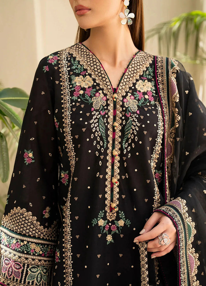 Iris By Jazmin Embroidered Lawn Suits Unstitched 3 Piece JZ24I D4 - Summer Collection