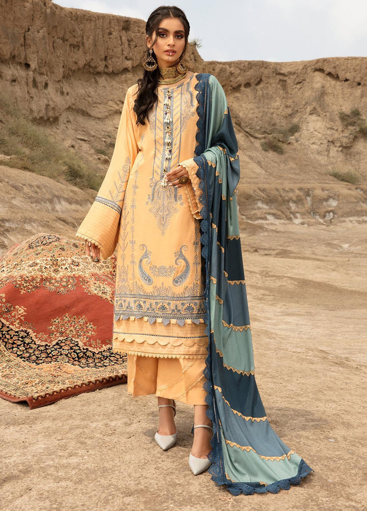 Ittehad Textiles Embroidered Dobby Suits Unstitched 3 Piece IT21WP 03 ISSIZ - Winter Collection