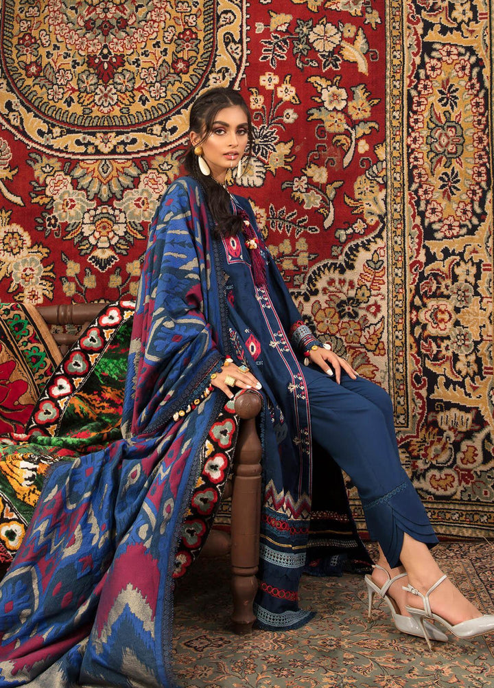 Ittehad Textiles Embroidered Jacquard Suits Unstitched 3 Piece IT21WP 05 DERIN - Winter Collection