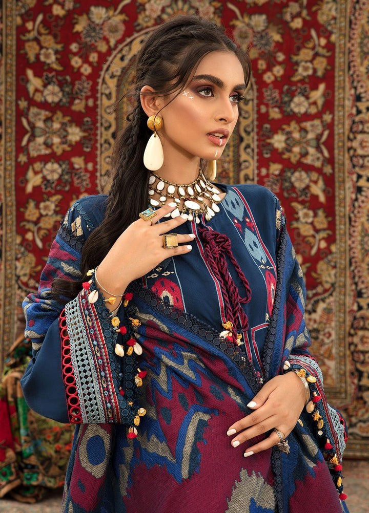 Ittehad Textiles Embroidered Jacquard Suits Unstitched 3 Piece IT21WP 05 DERIN - Winter Collection