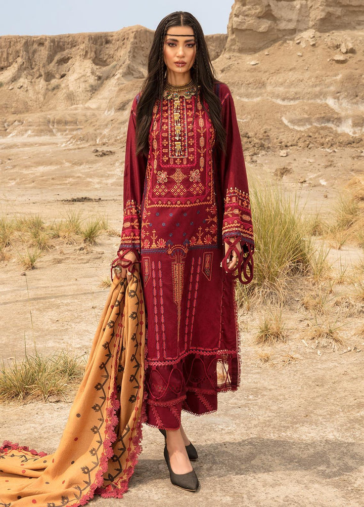 Ittehad Textiles Embroidered Jacquard Suits Unstitched 3 Piece IT21WP 07 SARISIN - Winter Collection