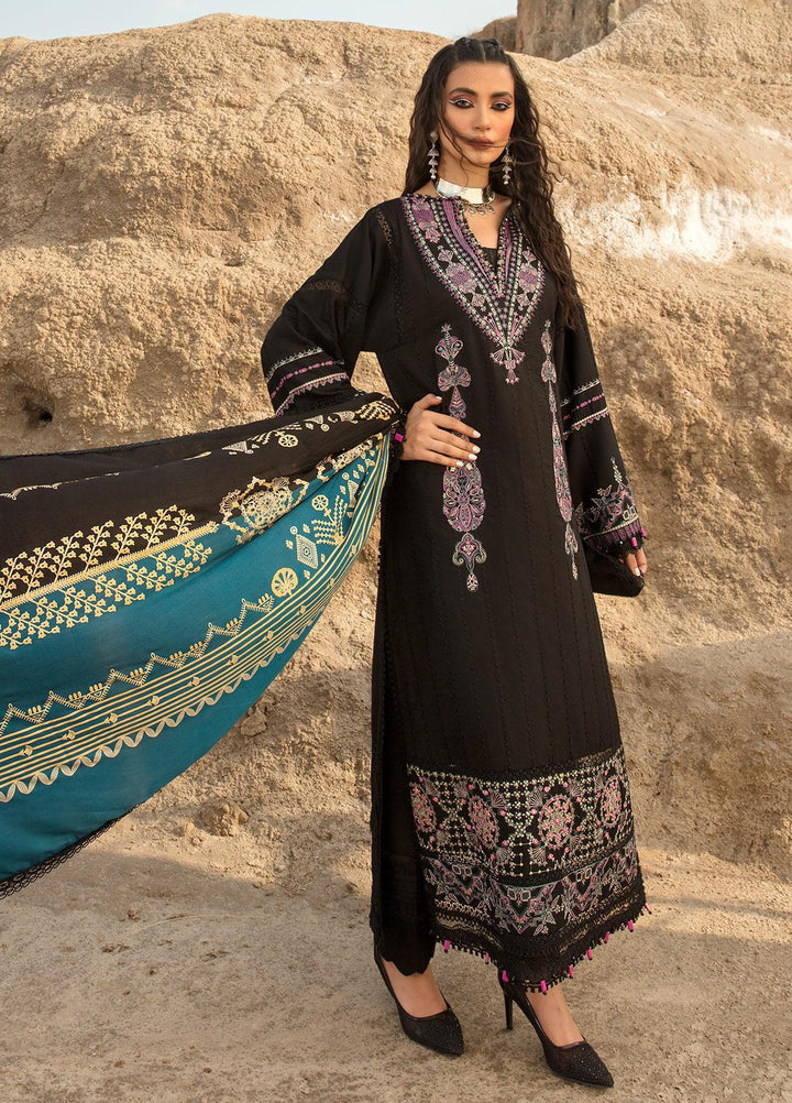 Ittehad Textiles Embroidered Crepe Suits Unstitched 3 Piece IT21WP 10 ESMER - Winter Collection