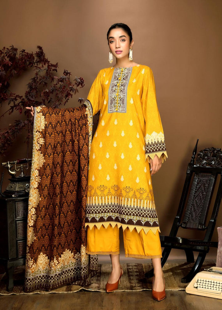 Ittehad Textiles Printed Linen Suits Unstitched 3 Piece IT21PL LF-GN-21701A - Winter Collection