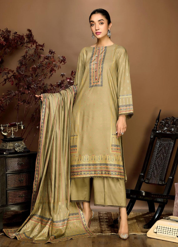 Ittehad Textiles Printed Linen Suits Unstitched 3 Piece IT21PL LF-GN-21710B - Winter Collection