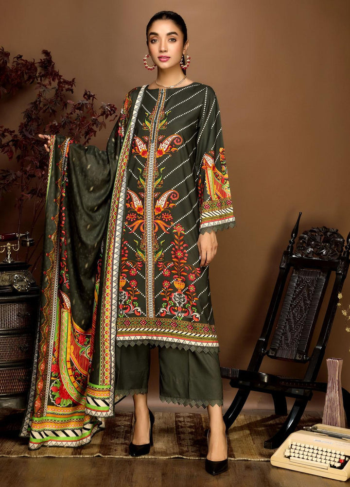 Ittehad Textiles Printed Linen Suits Unstitched 3 Piece IT21PL LF-GN-21713A - Winter Collection