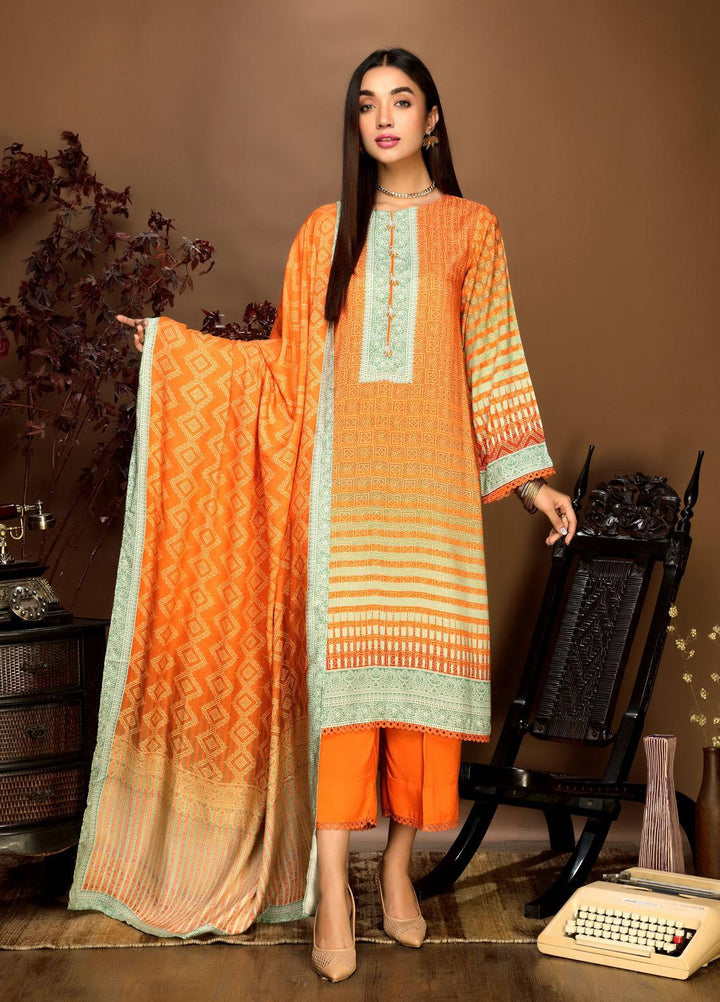 Ittehad Textiles Printed Linen Suits Unstitched 3 Piece IT21PL LF-GN-21719A - Winter Collection