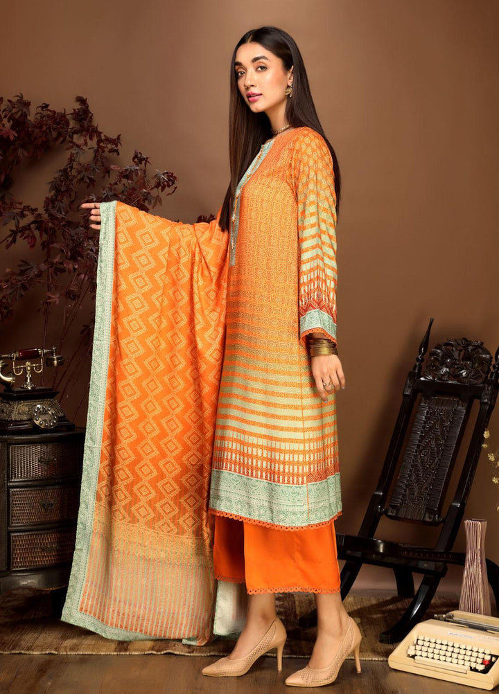 Ittehad Textiles Printed Linen Suits Unstitched 3 Piece IT21PL LF-GN-21719A - Winter Collection