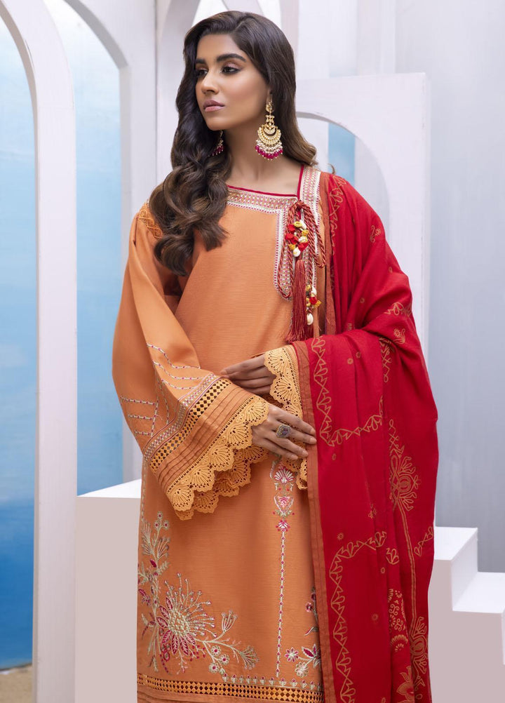 Ittehad Textiles Embroidered Khaddar Suits Unstitched 3 Piece IT21FPS PRS-SAANJH - Winter Collection