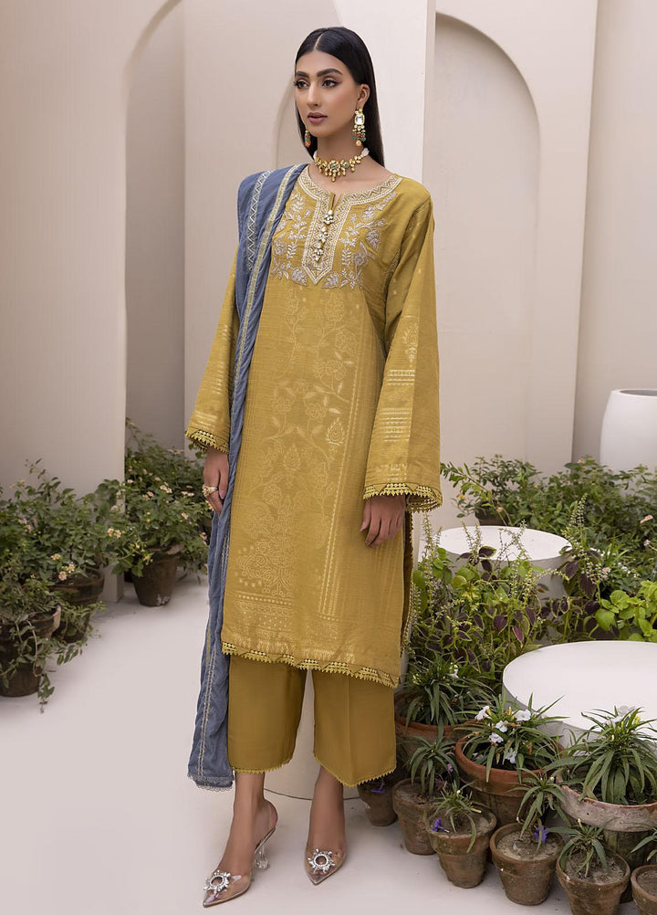 Ittehad Textiles Embroidered Karandi Suits Unstitched 3 Piece IT21FPS PRS-TULUA - Winter Collection