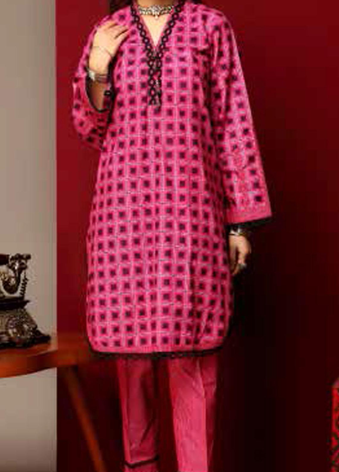 Heena By Ittehad Textiles Printed Cotton Suits Unstitched 2 Piece ITD21HC 003C - Fall Collection