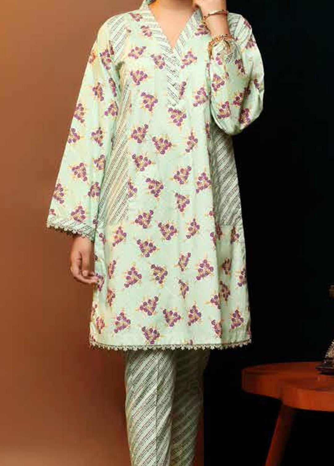 Heena By Ittehad Textiles Printed Cotton Suits Unstitched 2 Piece ITD21HC 004C - Fall Collection