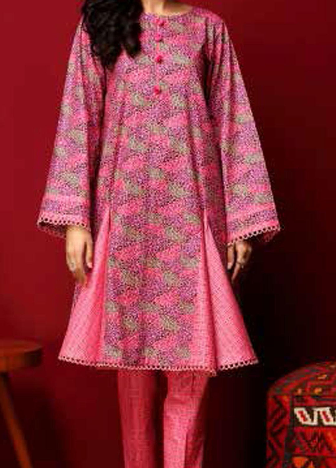 Heena By Ittehad Textiles Printed Cotton Suits Unstitched 2 Piece ITD21HC 005A - Fall Collection