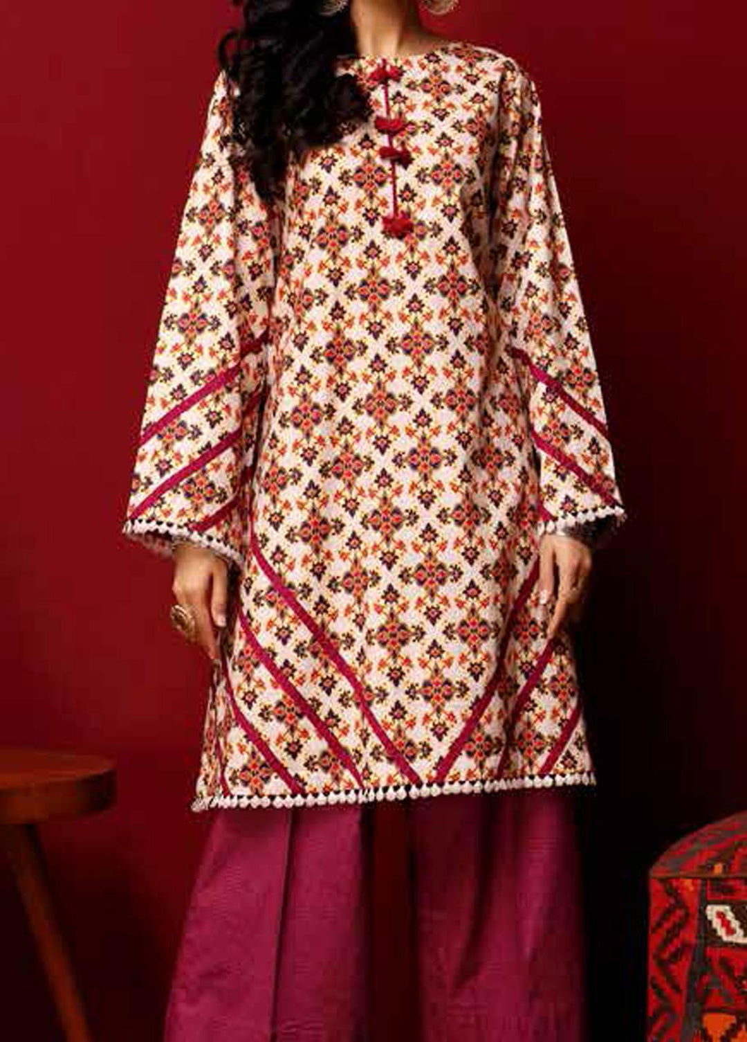 Heena By Ittehad Textiles Printed Cotton Suits Unstitched 2 Piece ITD21HC 007A - Fall Collection
