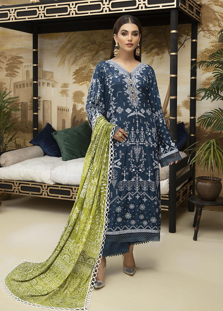 Ittehad Textiles Printed Linen Suits Unstitched 3 Piece IT21FW MOIRE - Winter Collection