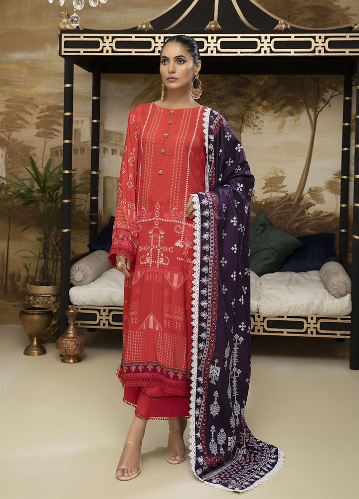 Ittehad Textiles Printed Linen Suits Unstitched 3 Piece IT21FW VIRGULE - Winter Collection
