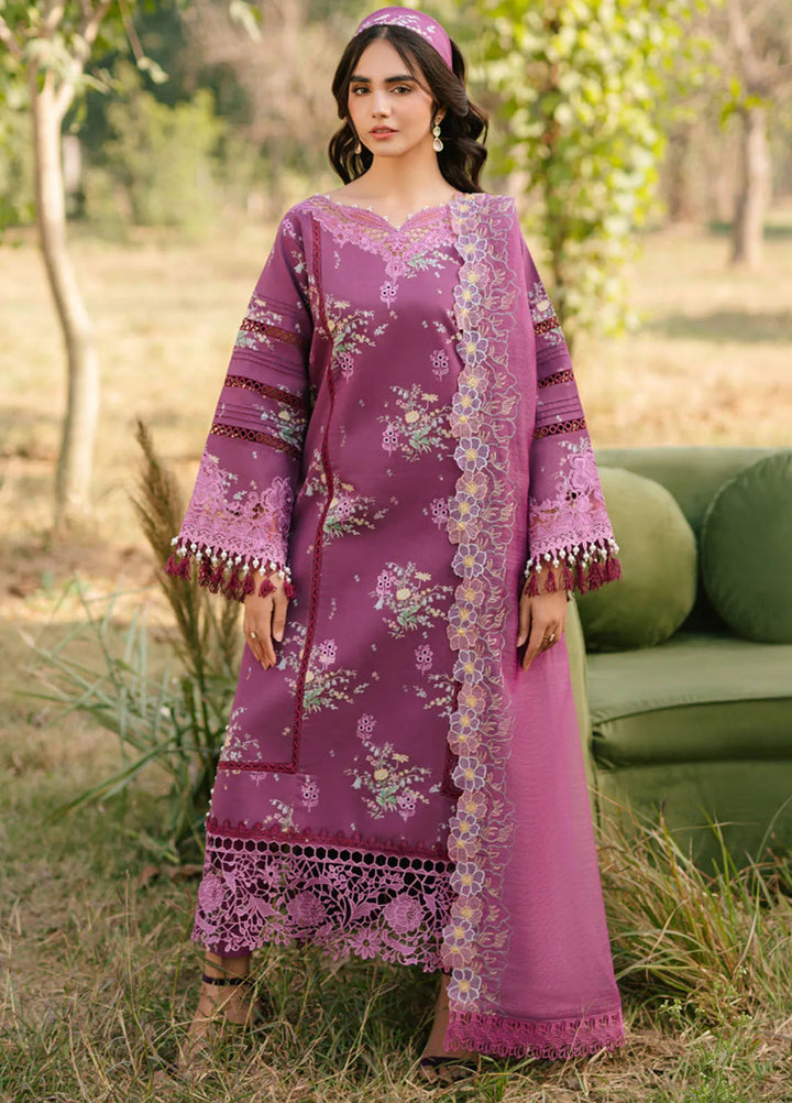Ivy Bloom by Parishay Embroidered Lawn Suit Unstitched 3 Piece PR25IB IVY-13 - Summer Collection