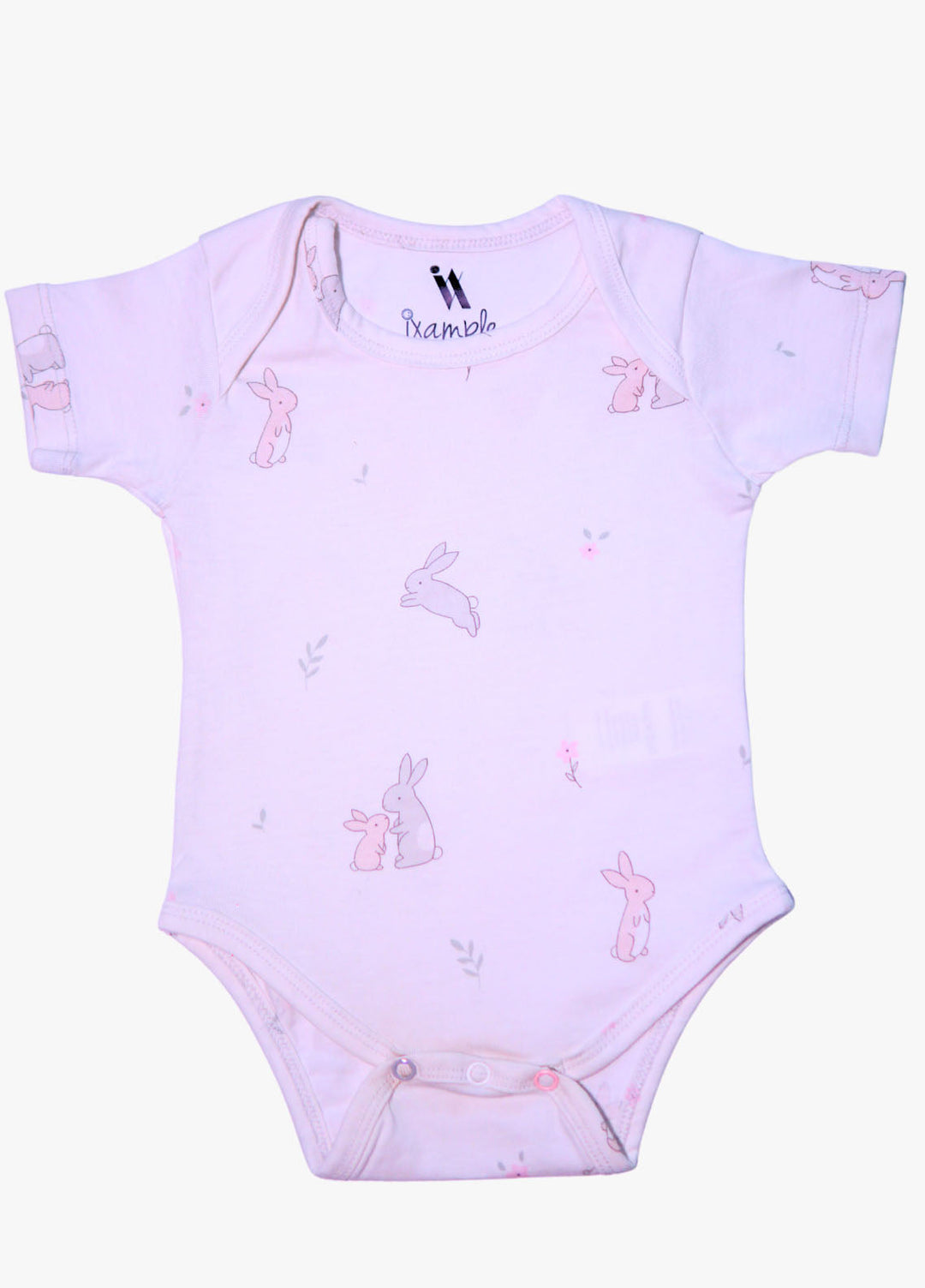 Ixample Pret Printed Cotton Jersey 1 Piece Bunny Printed Romper
