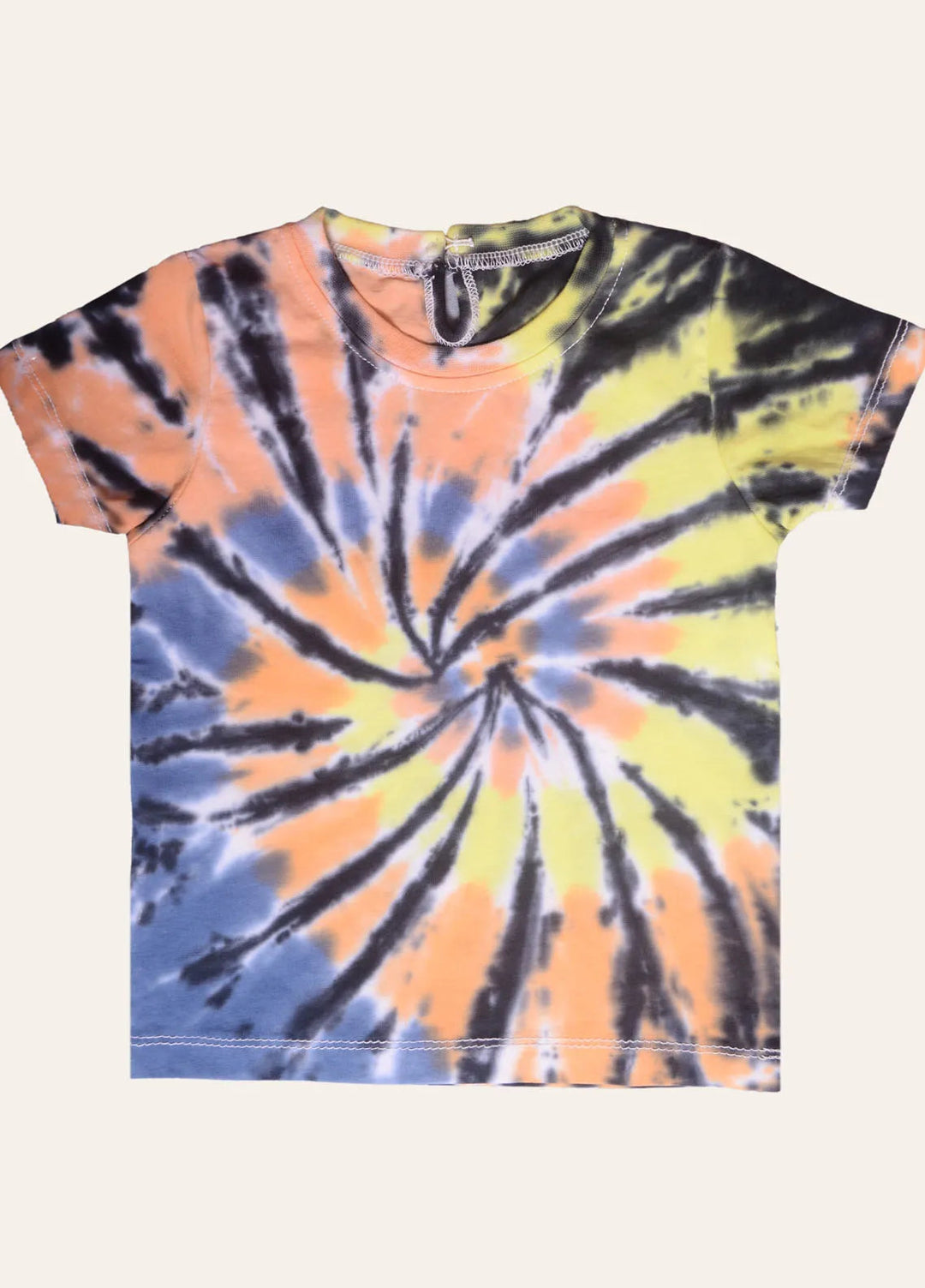 Ixample Pret Printed Cotton Jersey Multi Colored Tie Dye Tshirt