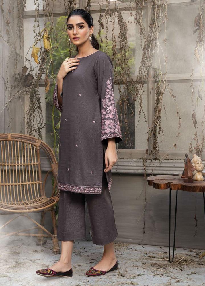 Resham Ghar Embroidered Khaddar Suits Unstitched 2 Piece RG21IR IN 03 - Winter Collection