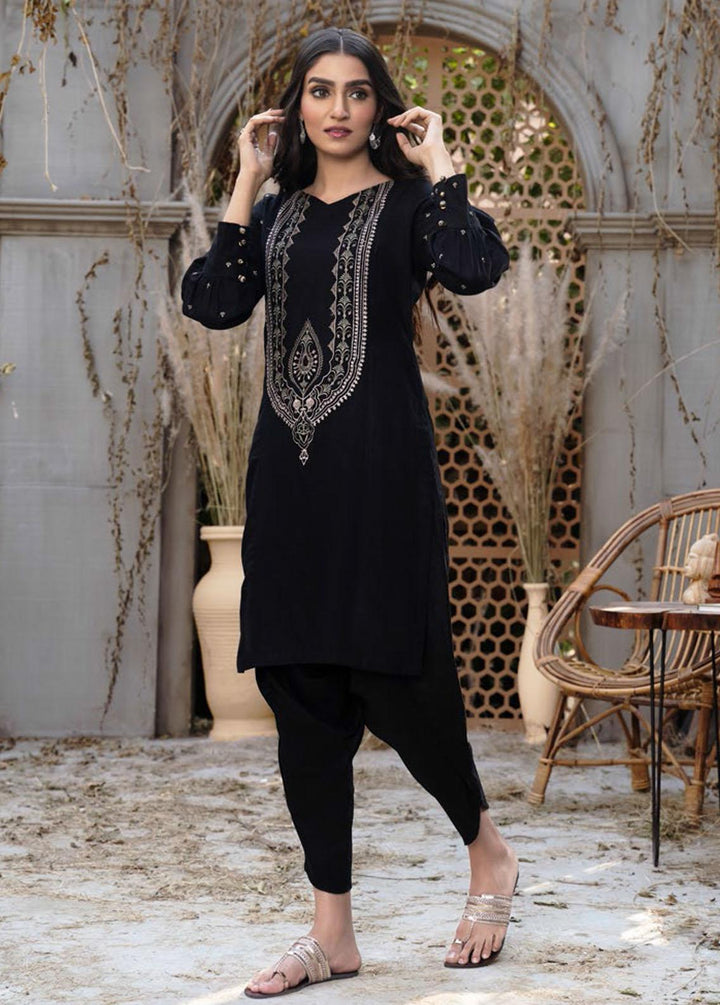 Resham Ghar Embroidered Khaddar Suits Unstitched 2 Piece RG21IR IN 05 - Winter Collection