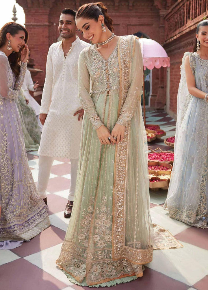 Izhar By Mushq Embroidered Chiffon Suits Unstitched 4 Piece MQ23IZ MCH-03 Shahana - Luxury Collection