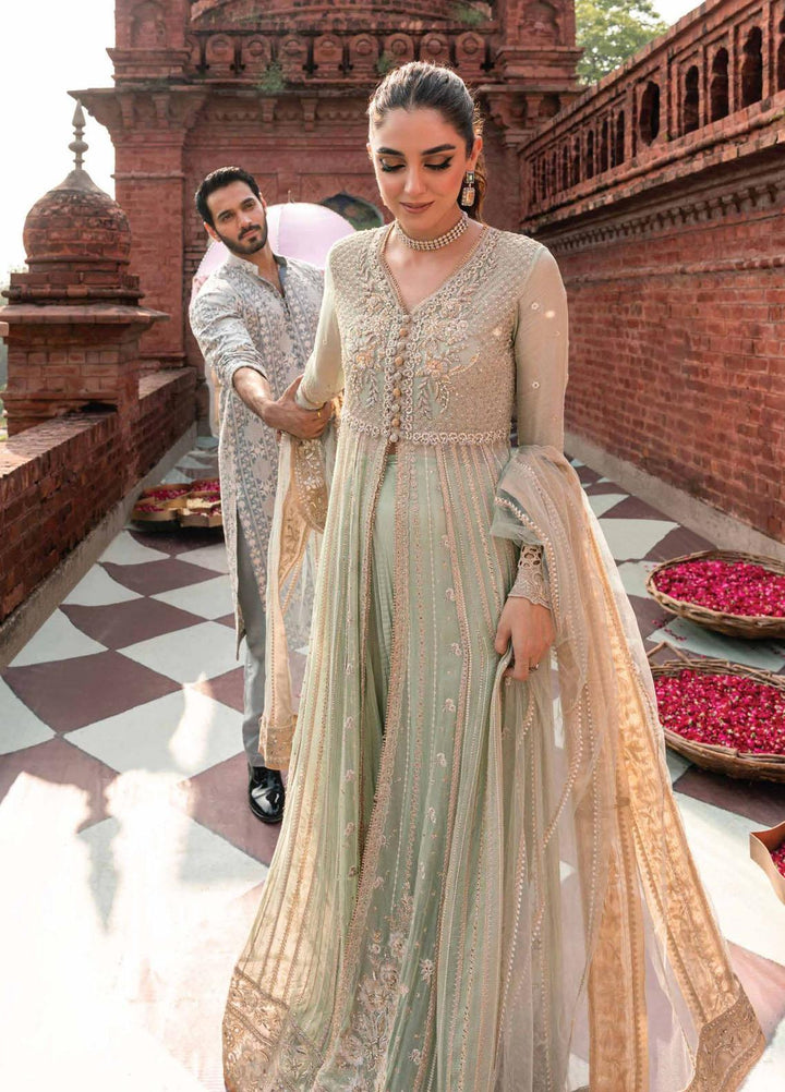 Izhar By Mushq Embroidered Chiffon Suits Unstitched 4 Piece MQ23IZ MCH-03 Shahana - Luxury Collection