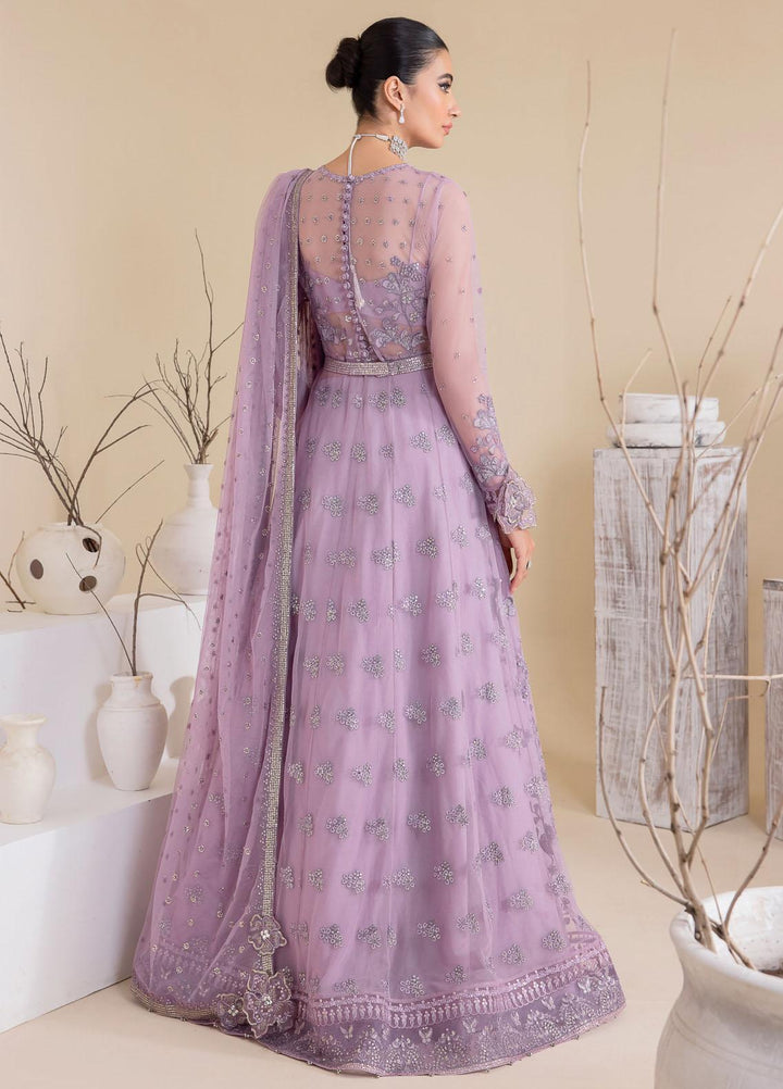 Iznik Embroidered Net Suits Unstitched 3 Piece IZ23CH CC-25 Rebecca - Luxury Collection